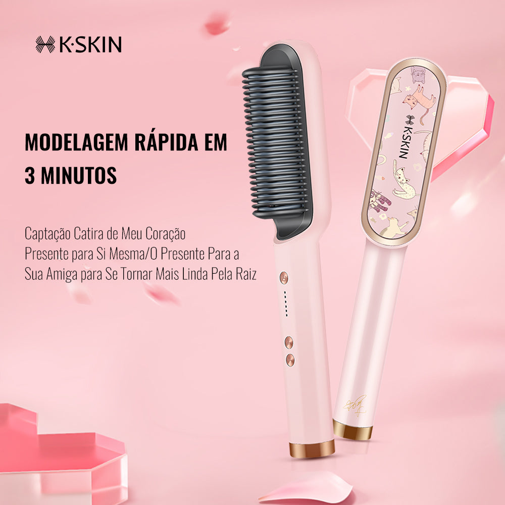 KSKIN Escova alisadora de cabelo KD380